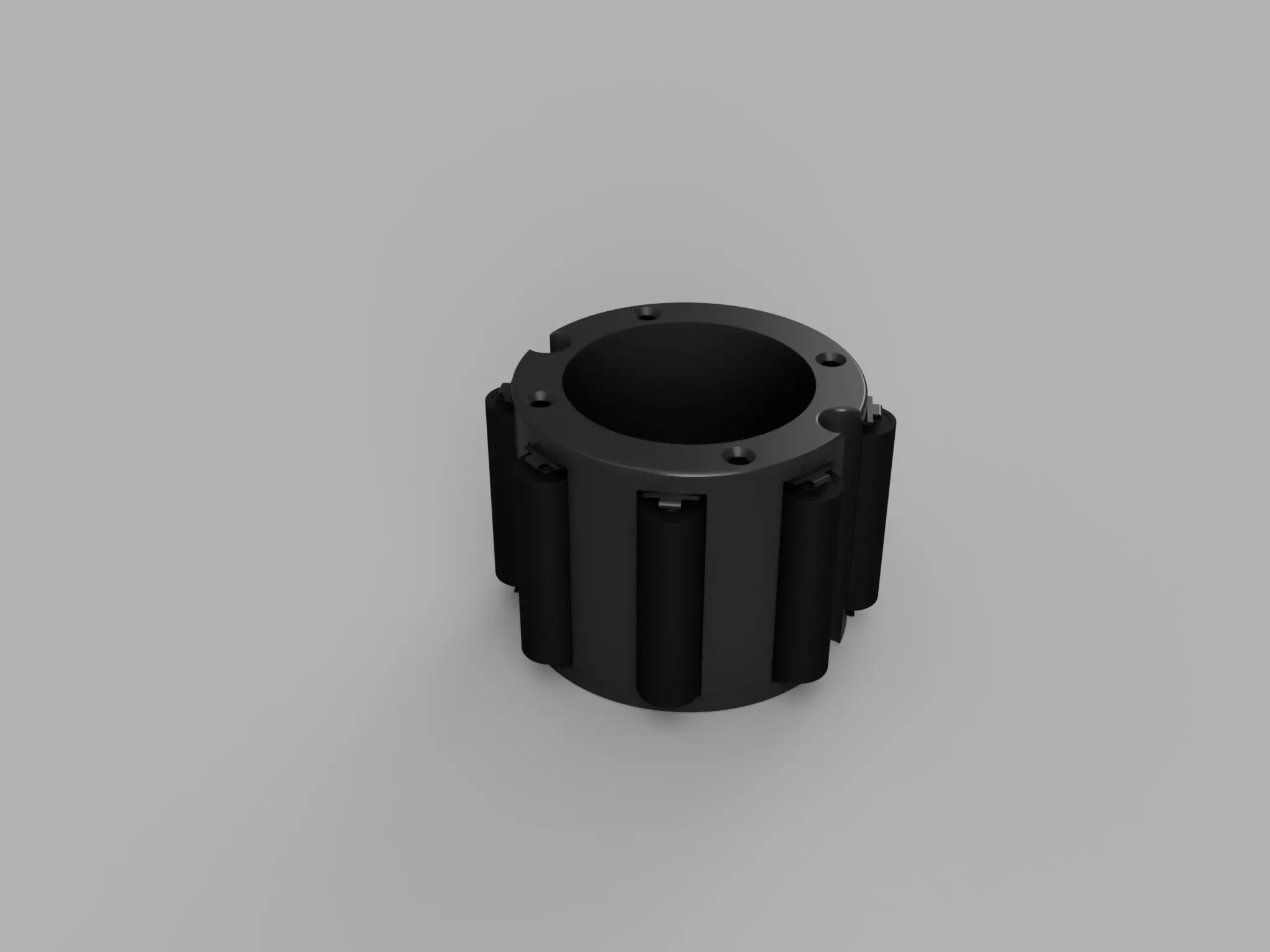 Rendering of the battery holder 3d Model